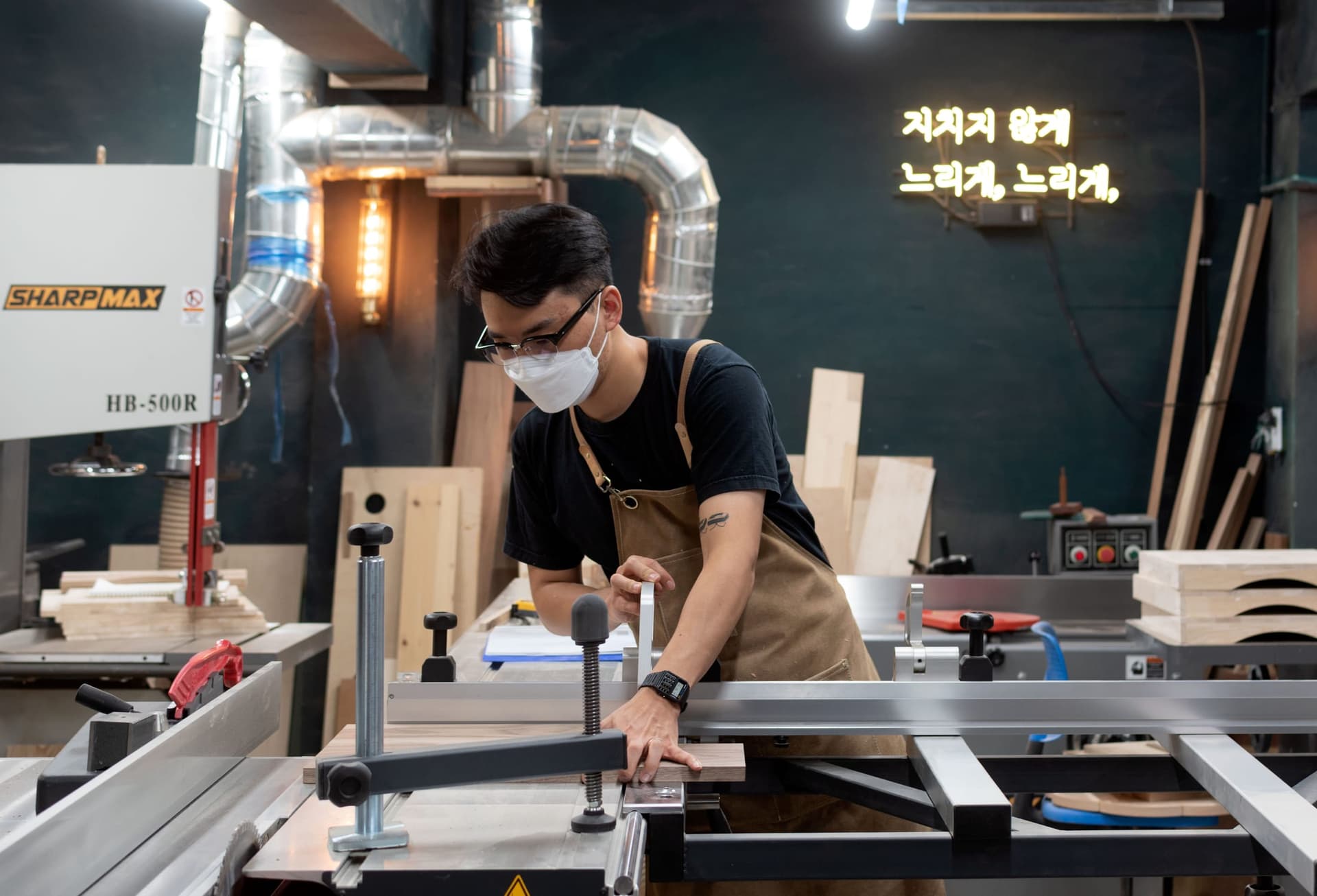 목공 취미반 수업 사진